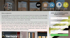Desktop Screenshot of exito-okna.pl